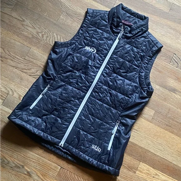 Stio Embroidered Women’s Boundary Black Azura Vest - Picture 8 of 14